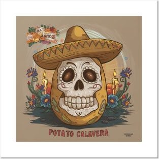 Potato Calavera Posters and Art